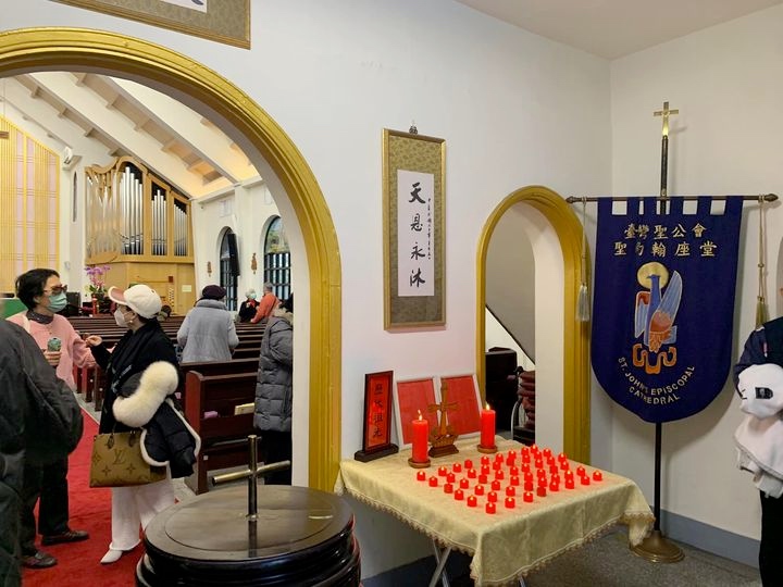 上图:台湾圣公会敬祖主日